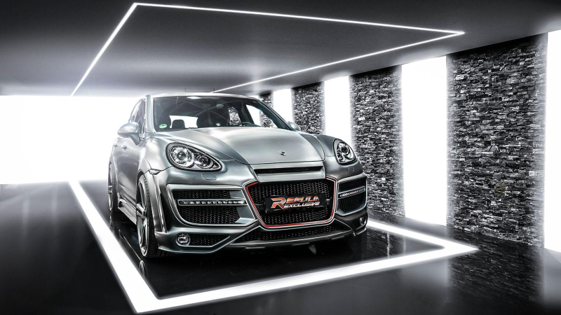 Illustration for article titled The Regula-Exclusive Porsche Cayenne Looks Like A Fake Future Movie Car